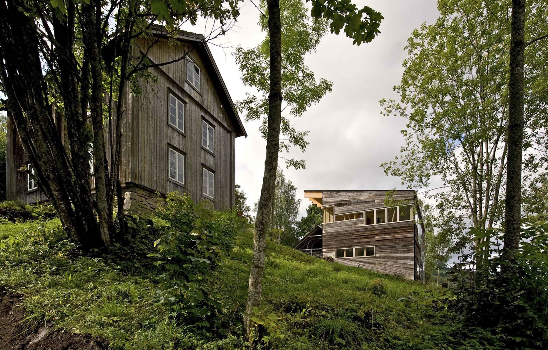 Enebolig på Toten. Foto: Nils Petter Dale. Arkitekt: Jarmund/Vigsnæs arkitekter. Kilde: Arkitektur N 2009 nr.1