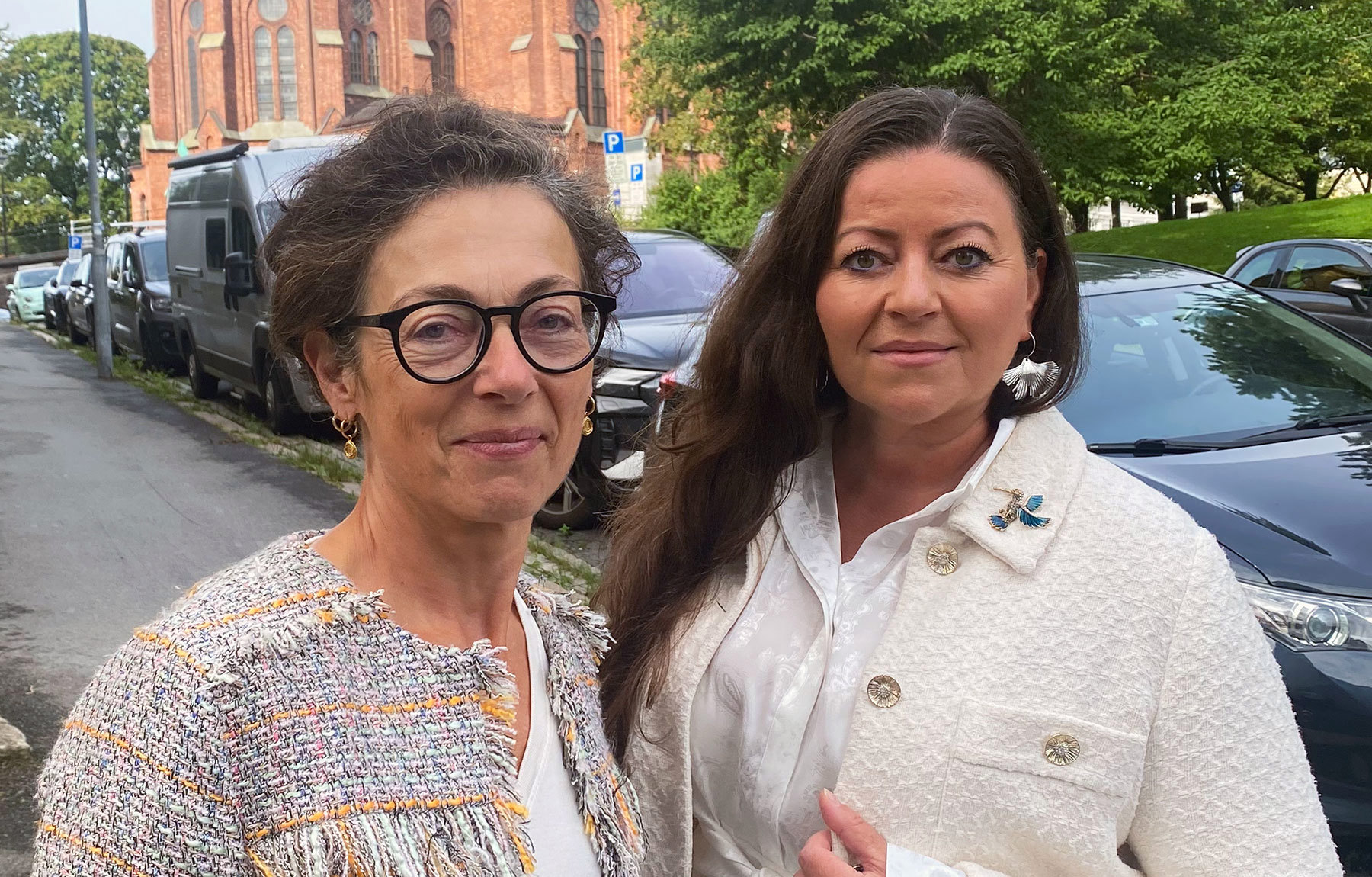 Generalsekretær Kari Bucher og president Tina Larsen i Arkitektforbundet. Foto: Arkitektforbundet