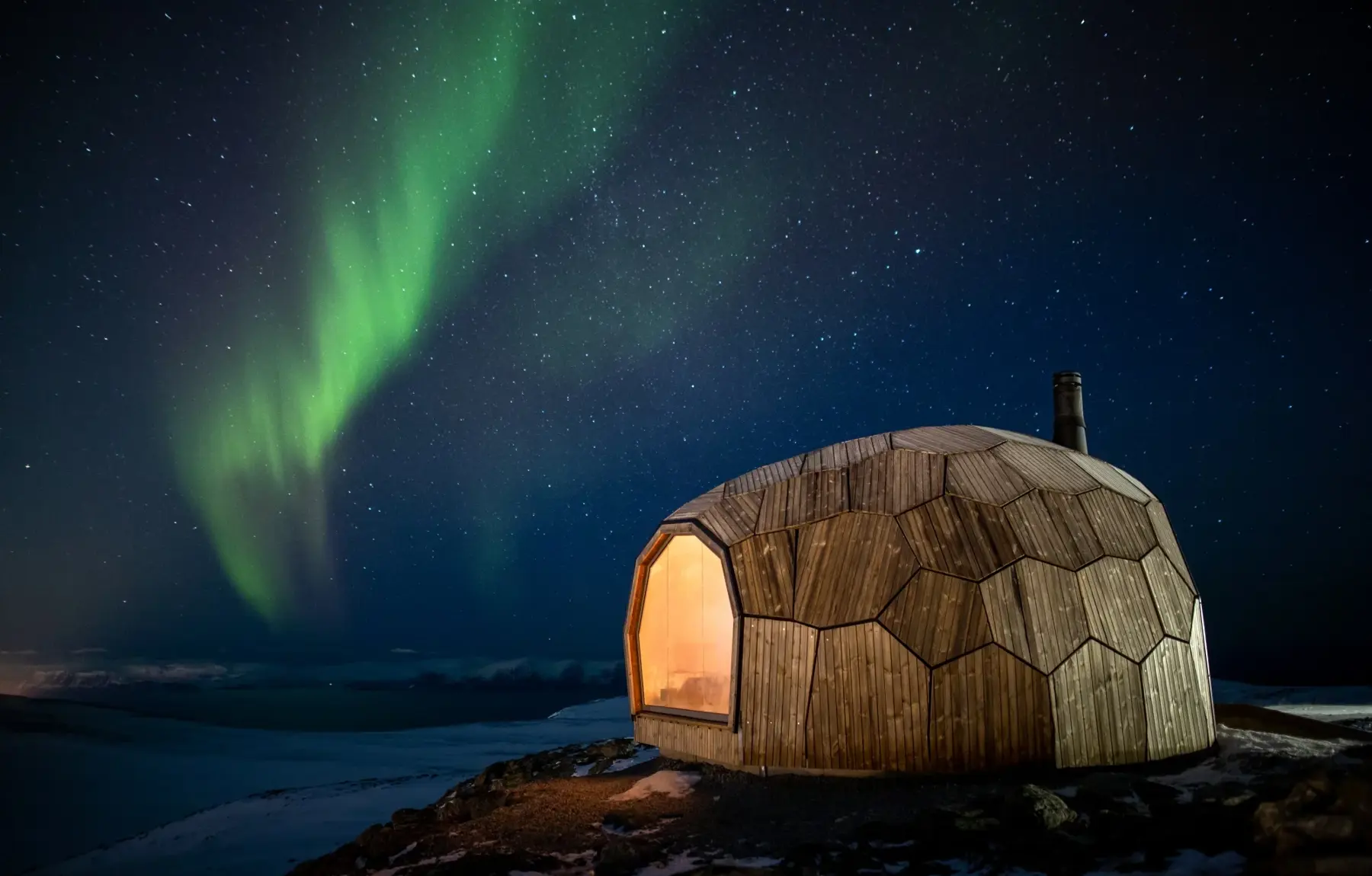 Kebony - Daytrip Cabin Hammerfest av Spinn Arkitekter  Fotograf: Tor Even Mathisen