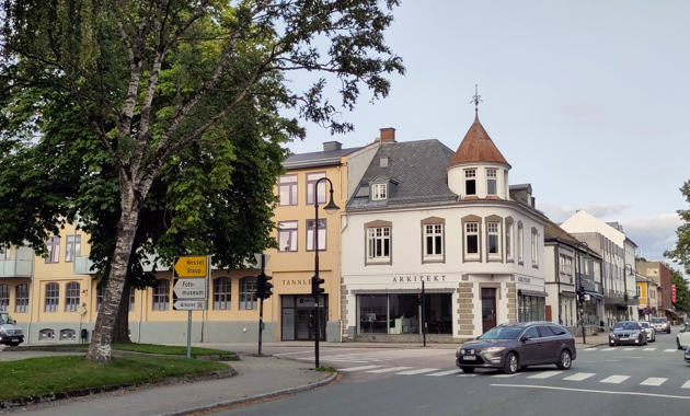 Kirkegata i Levanger. Foto: Bylivsenteret