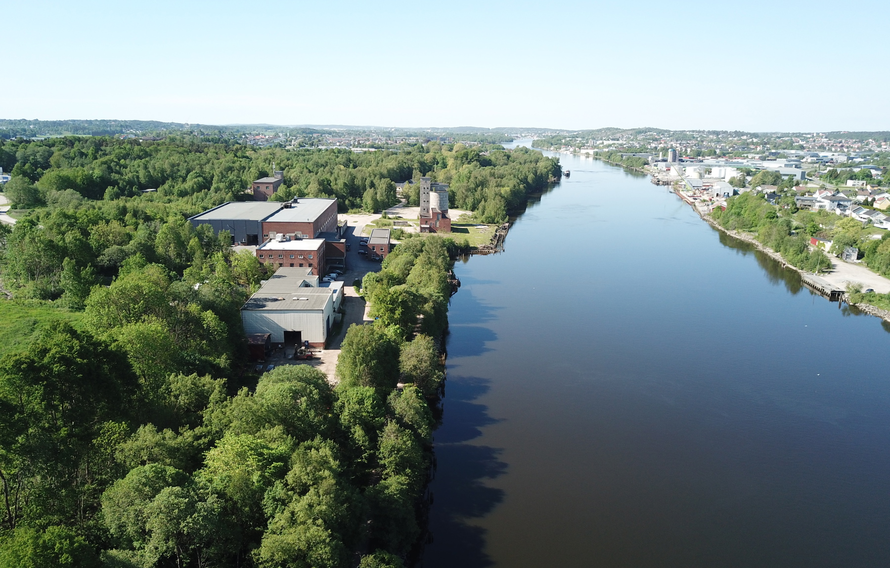 Bilde av konkurranseområdet sett fra nordøst