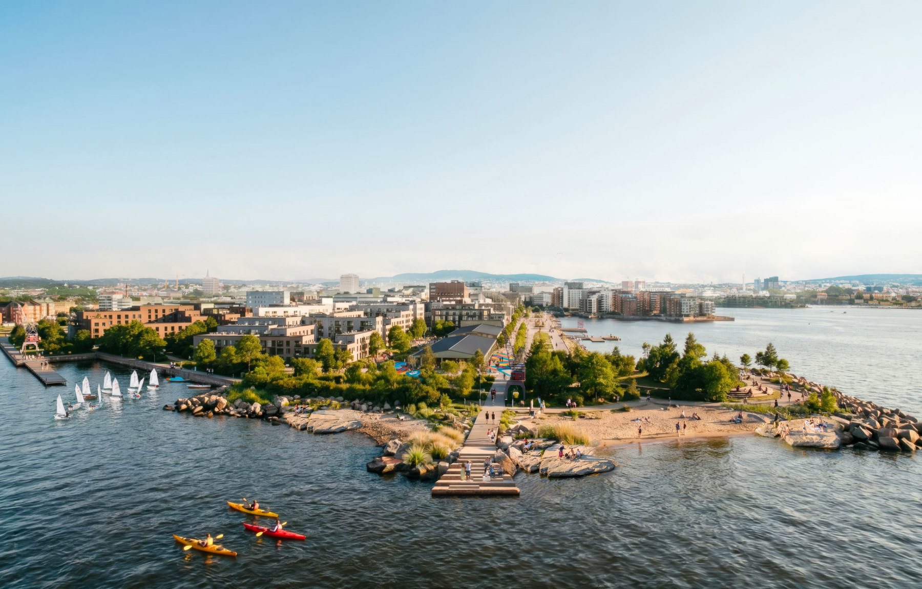 Filipstad - åpen for tiden, byen og verden. Illustrasjon: Lala Tøyen 
