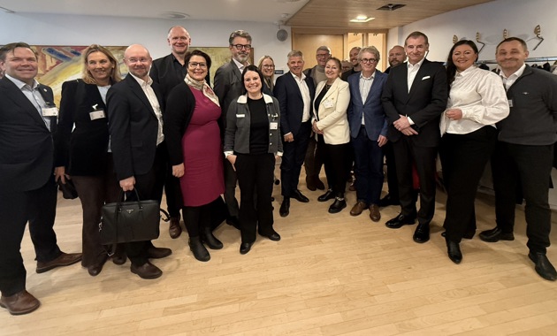 Arkitektorganisasjonene møtte statsråd Bjørnar Skjæran 21. november. Foto: KKD