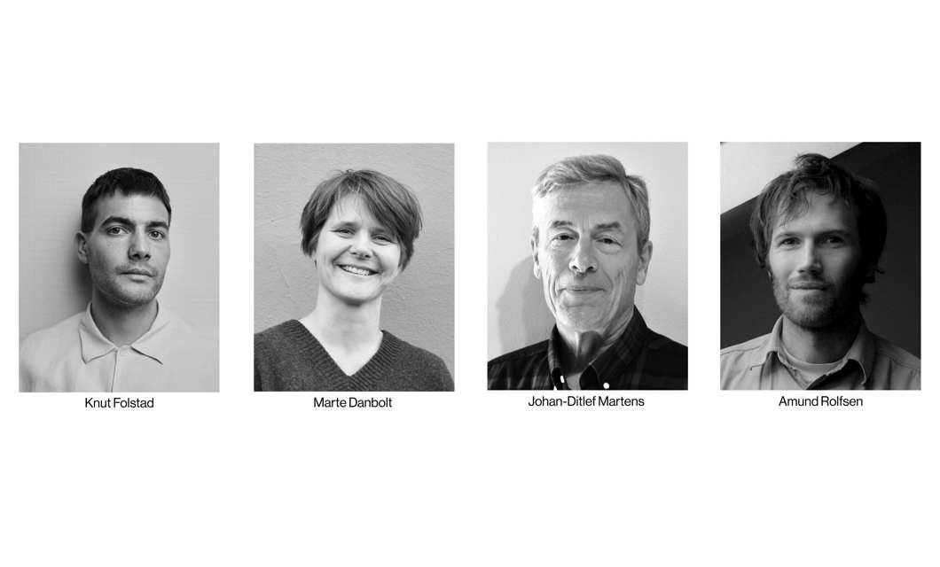 Knut Folstad, foto Jan Khur; Marte Danbolt, foto Oslo Works; Johan-Ditlef Martens, foto privat; Amund Rolfsen, foto privat.