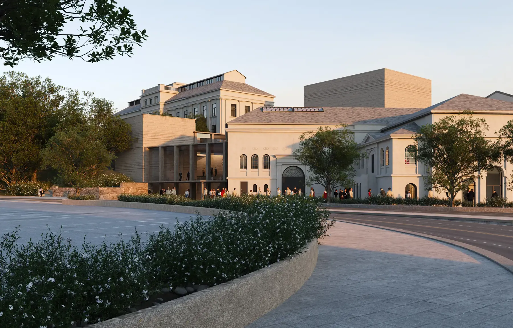 Vinnerforslaget Etter Eckhoff – Mellom trær, bygg og by. Ill.: Lund Hagem Arkitekter, DRDH Architects, Jonas Thor, Edit og Arup.