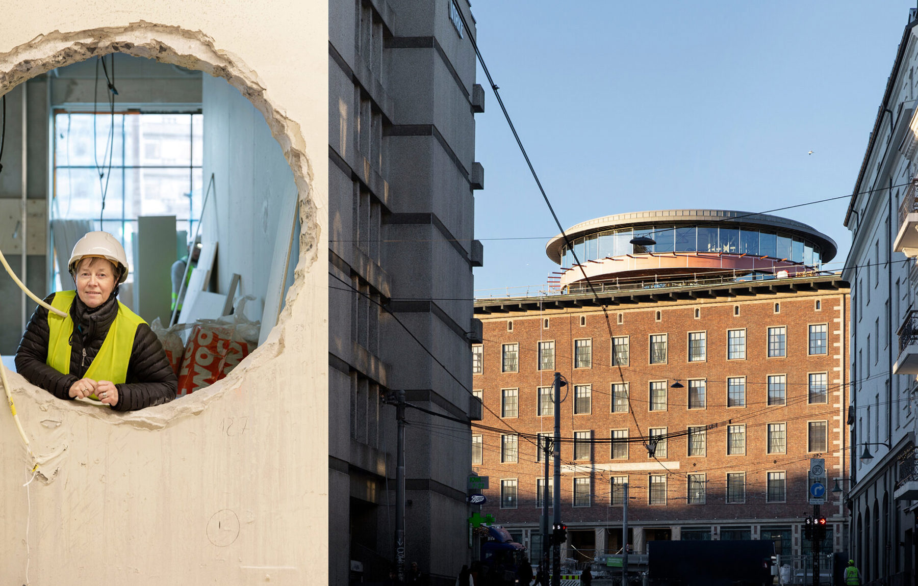 Bilde av arkitekt MNAL Lisbeth Halsten (LPO arkitekter) og Sommerro hotell
