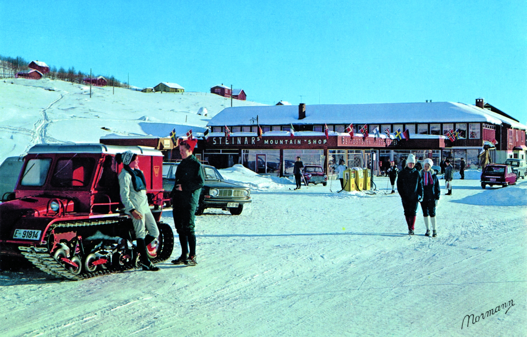 Beitostølen sent 1960-tallet eller tidlig 1970-tallet. Foto: Normann/Valdresmusea