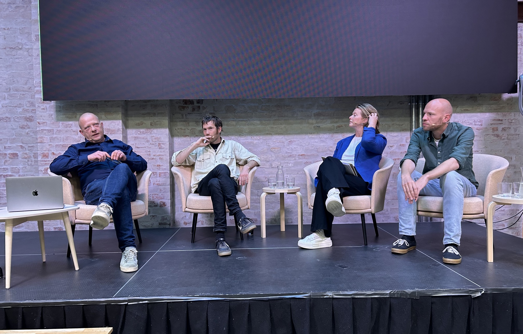 Panelsamtale med Hilde Sponheim, Amund M. Rolfsen og Stefan Kaliski. Ledet Av Jon Mihle.
